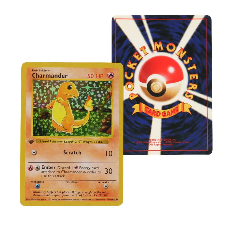 151 Teile/schachtel 1996 Jahr 1. Auflage Pokemon Karten seltene Charizard Blastoise Venusaur Mewtwo Pikachu Sammlung Karten Englische Version – Detail 11
