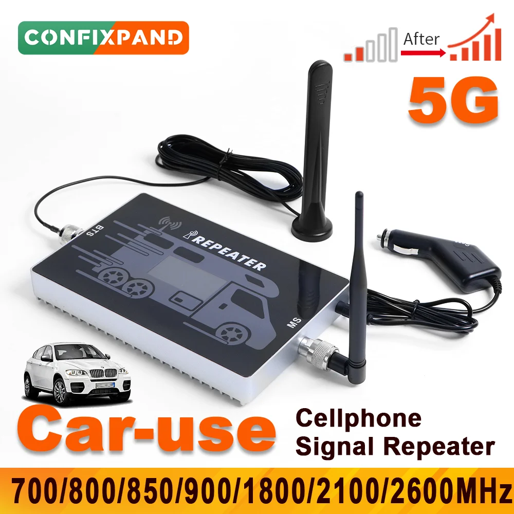 CarSignalRepeater5GSignalAmplifierCellphoneSignalBoosterVehicleUseforCaravanPickupTruckN20N28B5B8N1N3B7-AliExpress