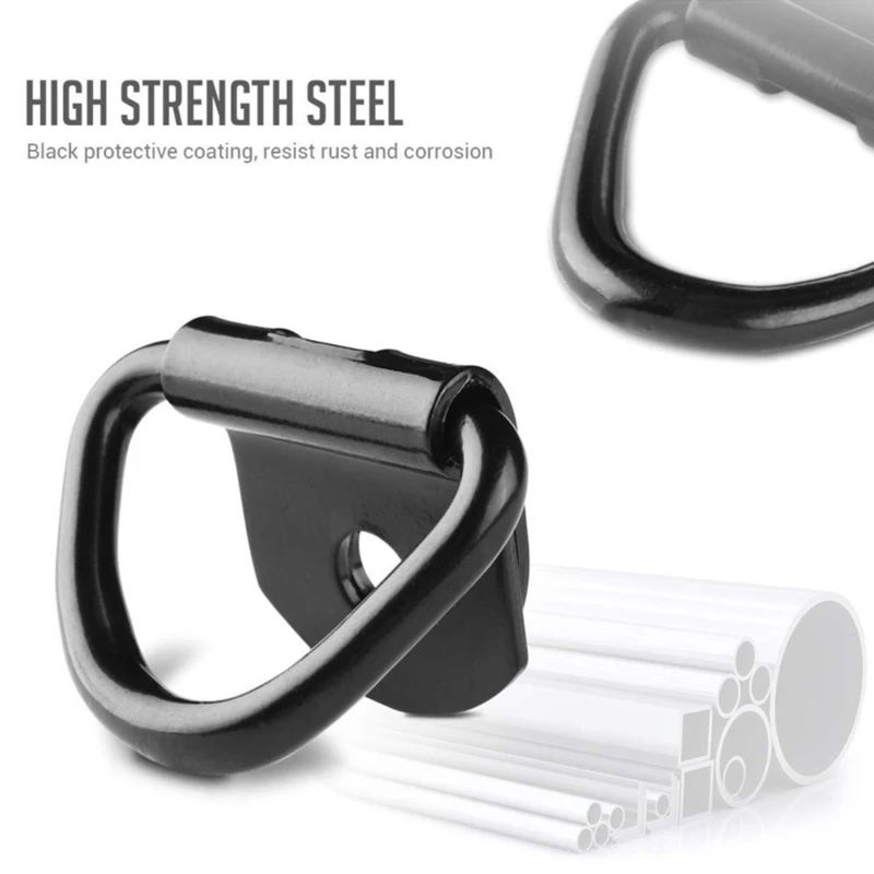 

V Ring Tie Down Small Steel V Rings Anchor Lashing Ring for Loads on Case Truck Cargo Trailers RV Boats