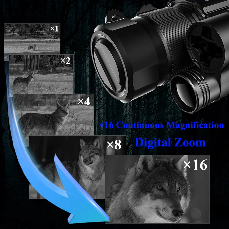 MLT450L Night Vision Hunting Scope 2576*1452 Night Vision Monocular with BC Rang