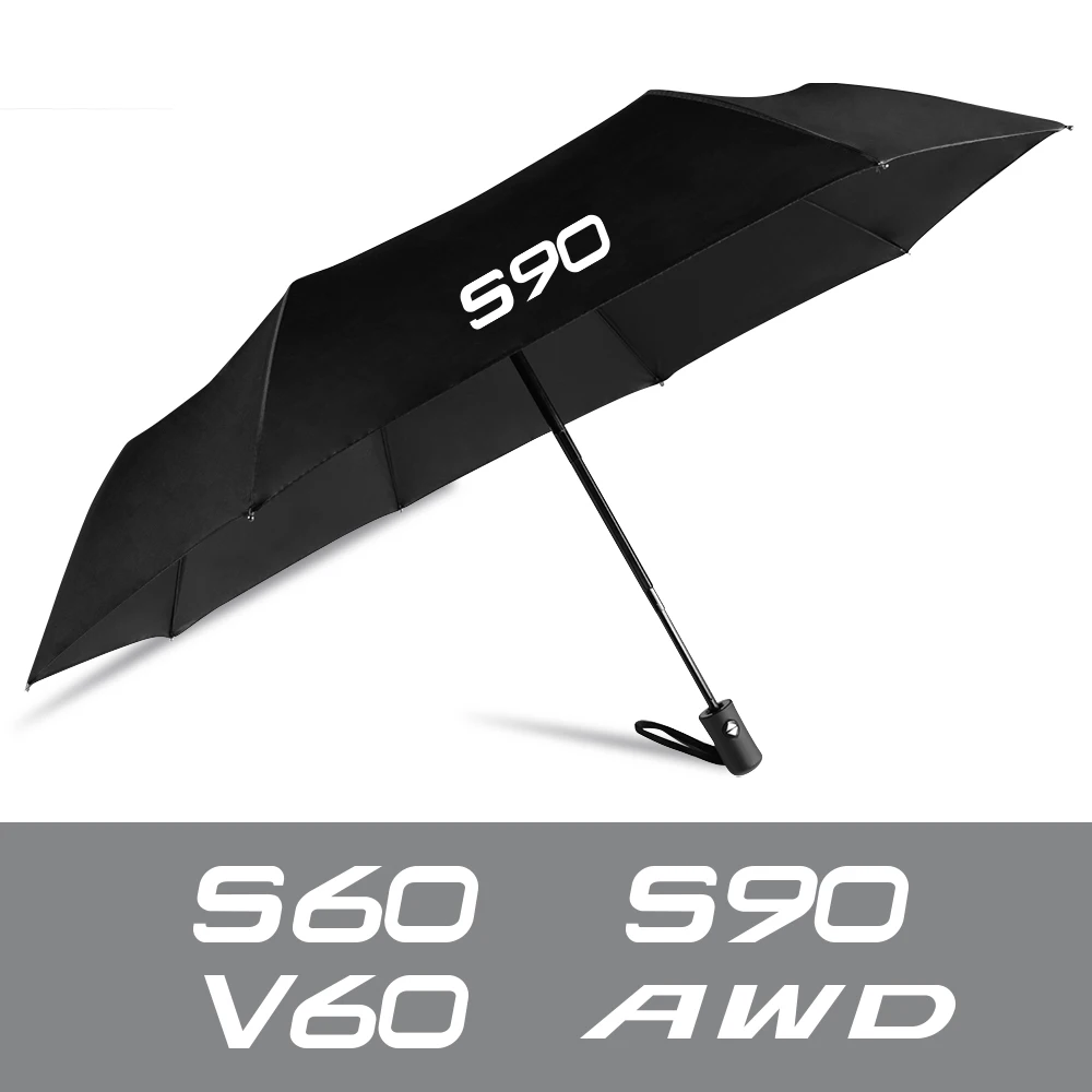 Fully Automatic Compact Folding Custom Umbrella Car Accessories For Volvo XC90 XC60 T6 S60 XC40 V40 V60 V50 S40 AWD V90 S90