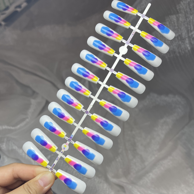 Matte Super Long Coffin False Nail Artificial Fingernails Fake Nails Nail Beauty Finger Manicure Free Shipping Items