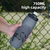 750ML Sports Water Bottle Ultra Light Plastic Cup Squeezable Leak-proof Dust Proof Drinkware Mountain Biking Water Bottle 3