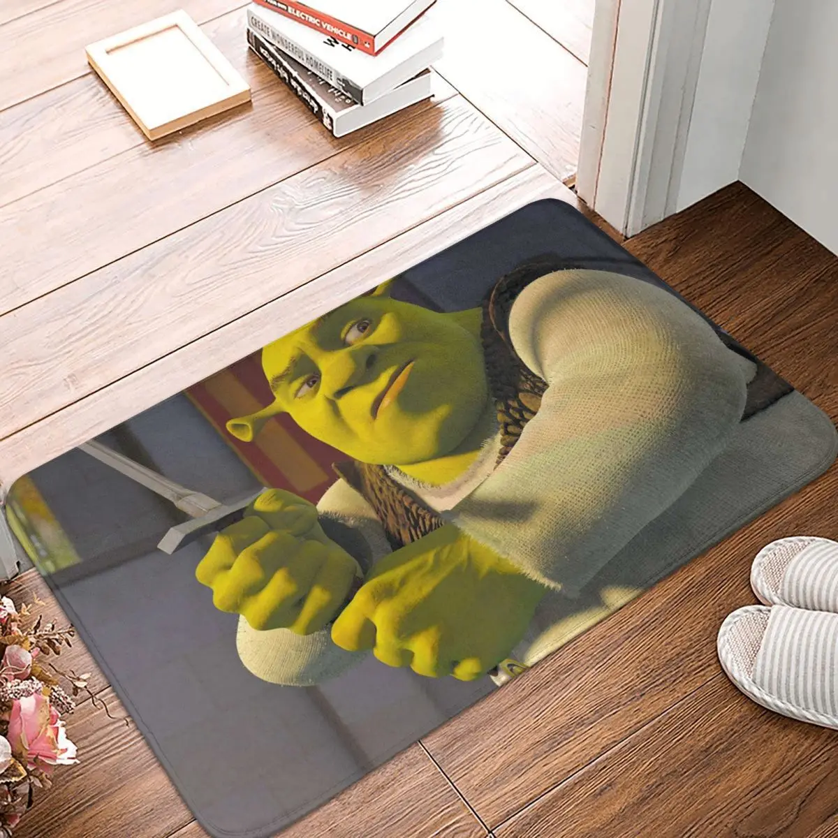 

Shrek The Third Doormat Rug carpet Mat Footpad Bath mat Non-slip toilet Balcony Parlor durable Washable