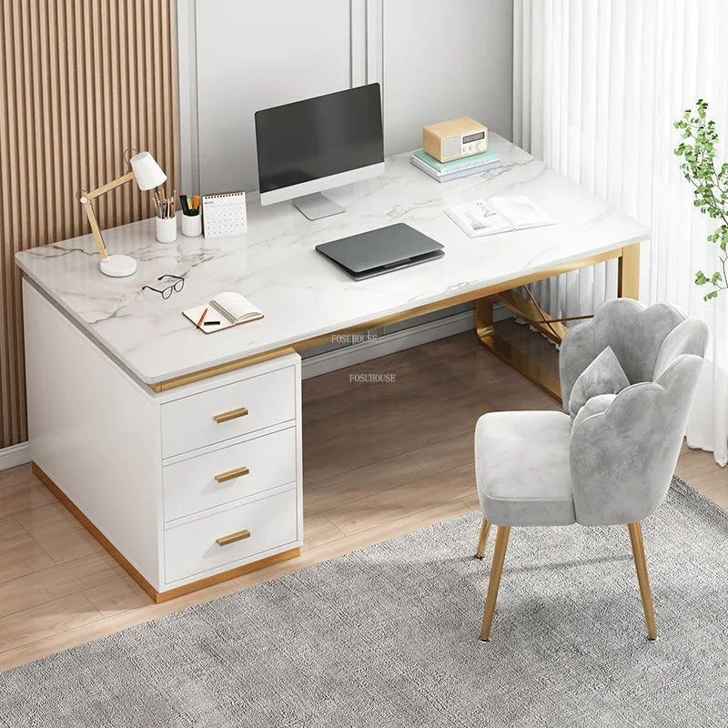 Escritorio doble nórdico para ordenador, mueble de oficina para el hogar,  dormitorio, escritorio de escritura, café Internet, mesa doble para juegos  - AliExpress