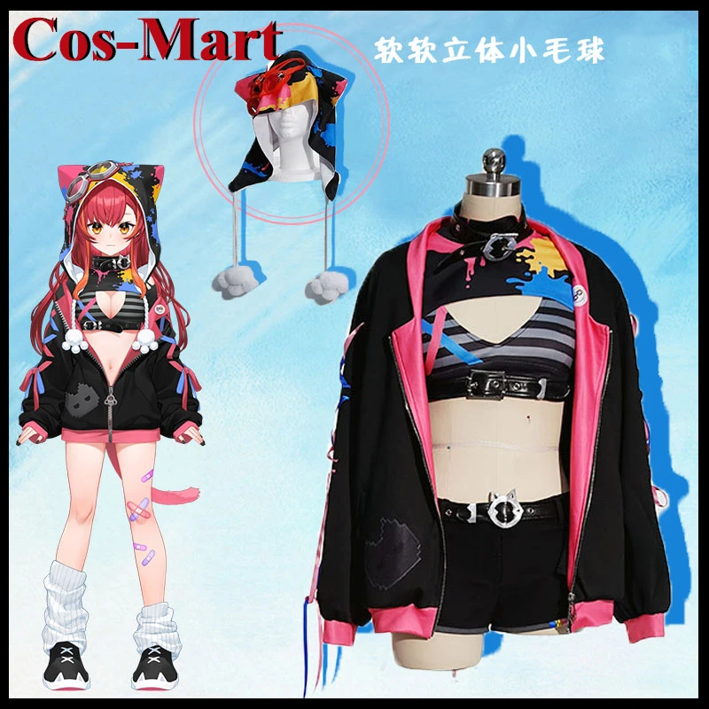 

Cos-Mart Hot Anime VTuber Nijisanji Nekota Tsuna Cosplay Costume Sweet Nifty Lovely Uniform Activity Party Role Play Clothing