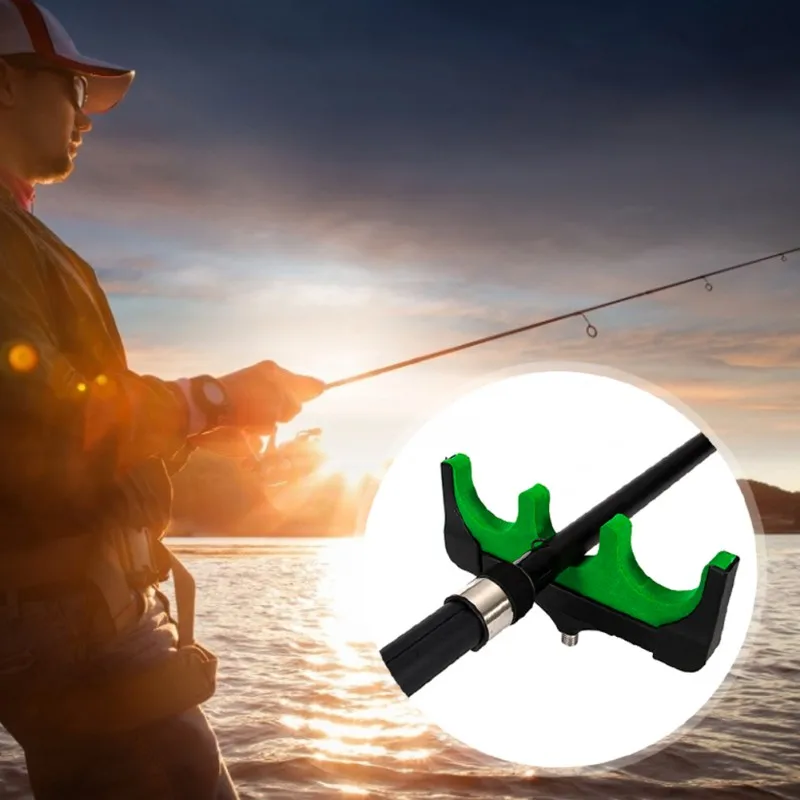 10 Holes Fishing Rod Holders Sea Rod Eva Turret Universal Section Crossbar Bracket Ground Plug Holder Fishing Accessories