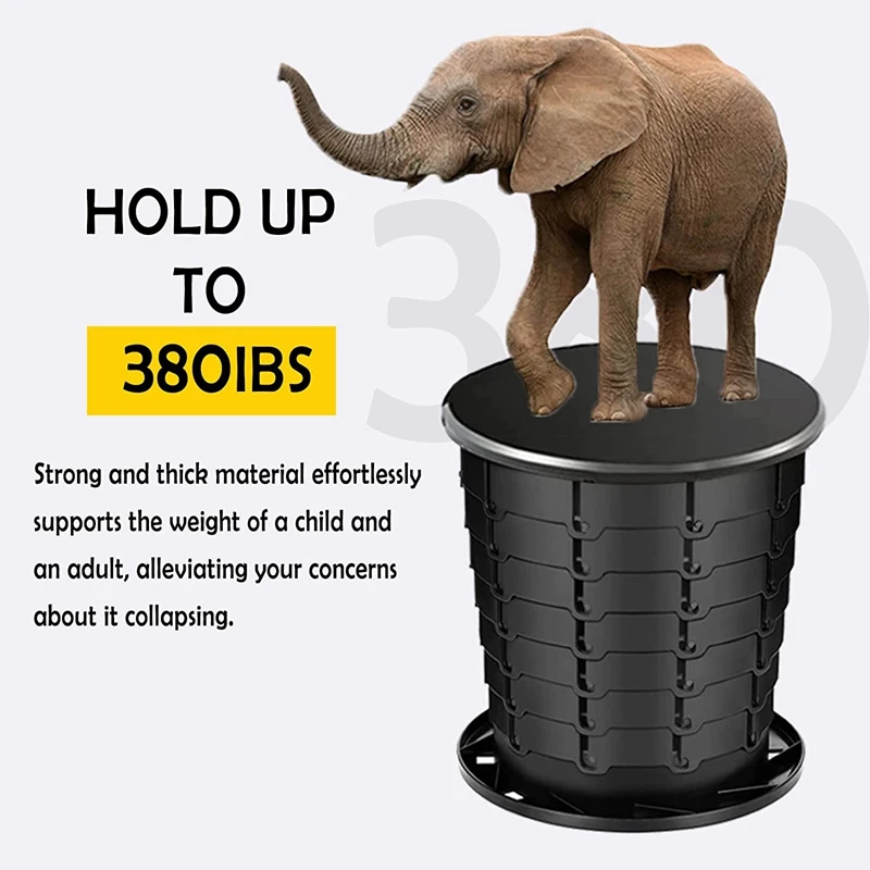 1Set Portable Toilet For Adults Kids Outdoor Camping Potty And Emergency Mini Toilet Plastic