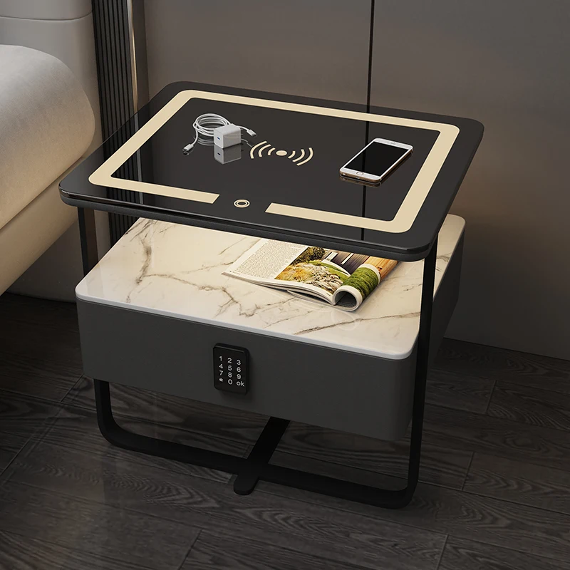 북유럽 거실 플로팅 나이트 스탠드 침대 옆 원형 침대 옆 테이블, 침대 옆 오픈 캐비닛, 스토리지 로커, Meble 북유럽 가구