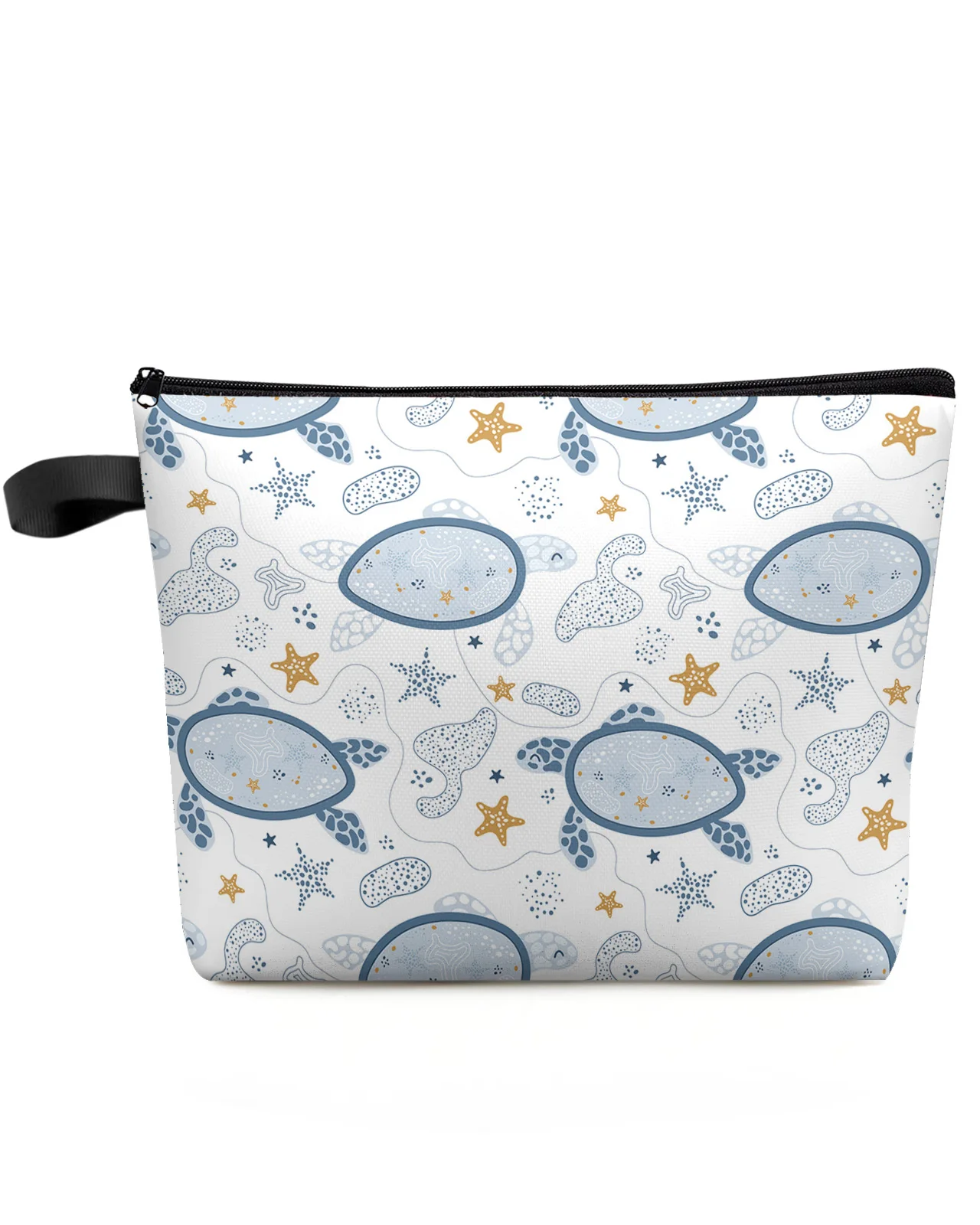 

Морская жизнь, морская звезда, черепаха, вместительная Женская Косметическая Помада, сумка, карандаш, Женская дорожная сумка для кистей для макияжа, сумка-Органайзер, сумки