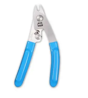 Tribrer TTF-05Stainless Steel Miller Pliers Fiber Stripping Pliers Adjustable Three-Port Stripper Leather Wire Jumper Stripping