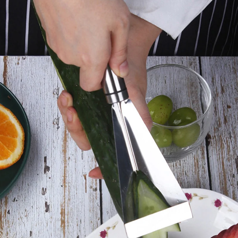 Stainless Steel Fruit Carving Knife Triangular Shape Vegetable Knife