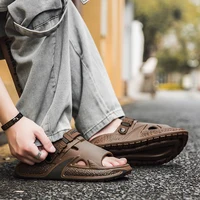Nouvelles Sandales d'Été pour Hommes : Claquettes de Plage, Sabots d'Extérieur, Tongs Souples en EVA, Chaussures Décontractées de Jardin pour Hommes, Chaussons de Rue Masculins 4