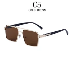 Chic Vintage Square Sunglasses - Unisex Luxe Fashion Shades (As The Picture)