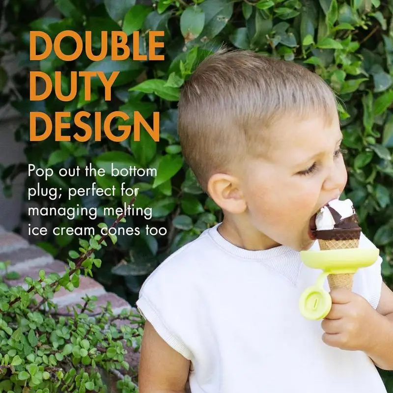 Popsicle rack popsicle holders sleeves ice cream cone holder Drip Free Silicone Popsicle Holders for Summer Party
