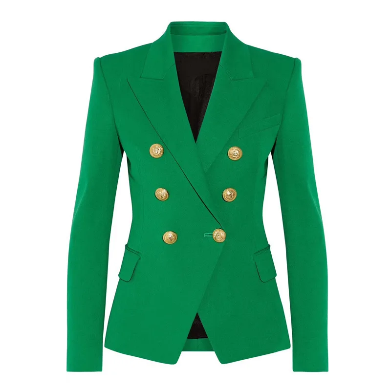 Tesco Women Casual Long Sleeve Blazer Double Breasted Jacket Solid A Single Suit Top For Professional Females ropa de mujer