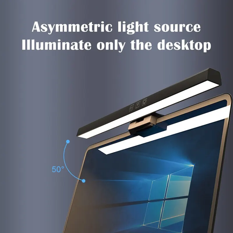 Computer Screen Clip Light Asymmetric Light Dormitory Eye Protection Desktop Computer Laptop Monitor Screen Hanging,computer screen light