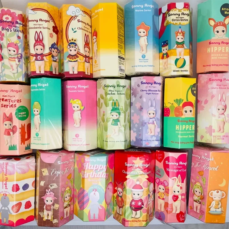 

Sonny Angel Random Mystery Box Birthday Cake Halloween Christmas Collection Fashion Play Blind Box Decorative Kids Gifts
