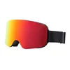 Big Ski Snowboard Goggles Women Men Skiing Eyewear Mask UV 400 Snow Protection Over Glasses Adult Double Anti-Fog Cylindrical 1