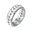 ChainsPro 7mm Wide Chain Link Rings for Women Men Olive Branch Vine Leaves Stainless Steel Jewelry Size 7 To 14 QC24 1