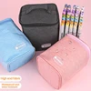 Icolour Larger Capacity Marker Pen Case Zipper Art Markers Canvas Storage Bag 36/48/60/80/168/240pcs Portable Marker Pen Holder 1