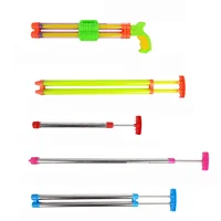 Outdoor Fun Summer Pulling type Water Guns Stainless Steel Swim Sprayer Toy For Kids Children Beach Water Guns Water Shooter 2