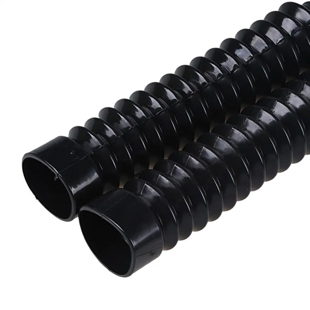 Motorcycle Rubber Fork Gaiters Dust Protection Boots 210x42x25mm Black