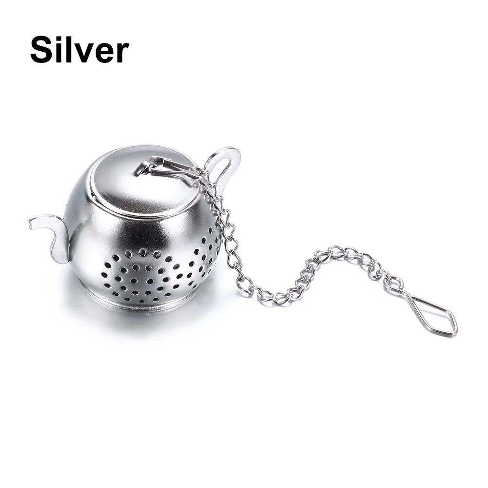 Infusore per tè creativo in acciaio inossidabile sfera sfera per tè filtri Cha diffusore per spezie filtro per caffè setaccio utensili da cucina  15