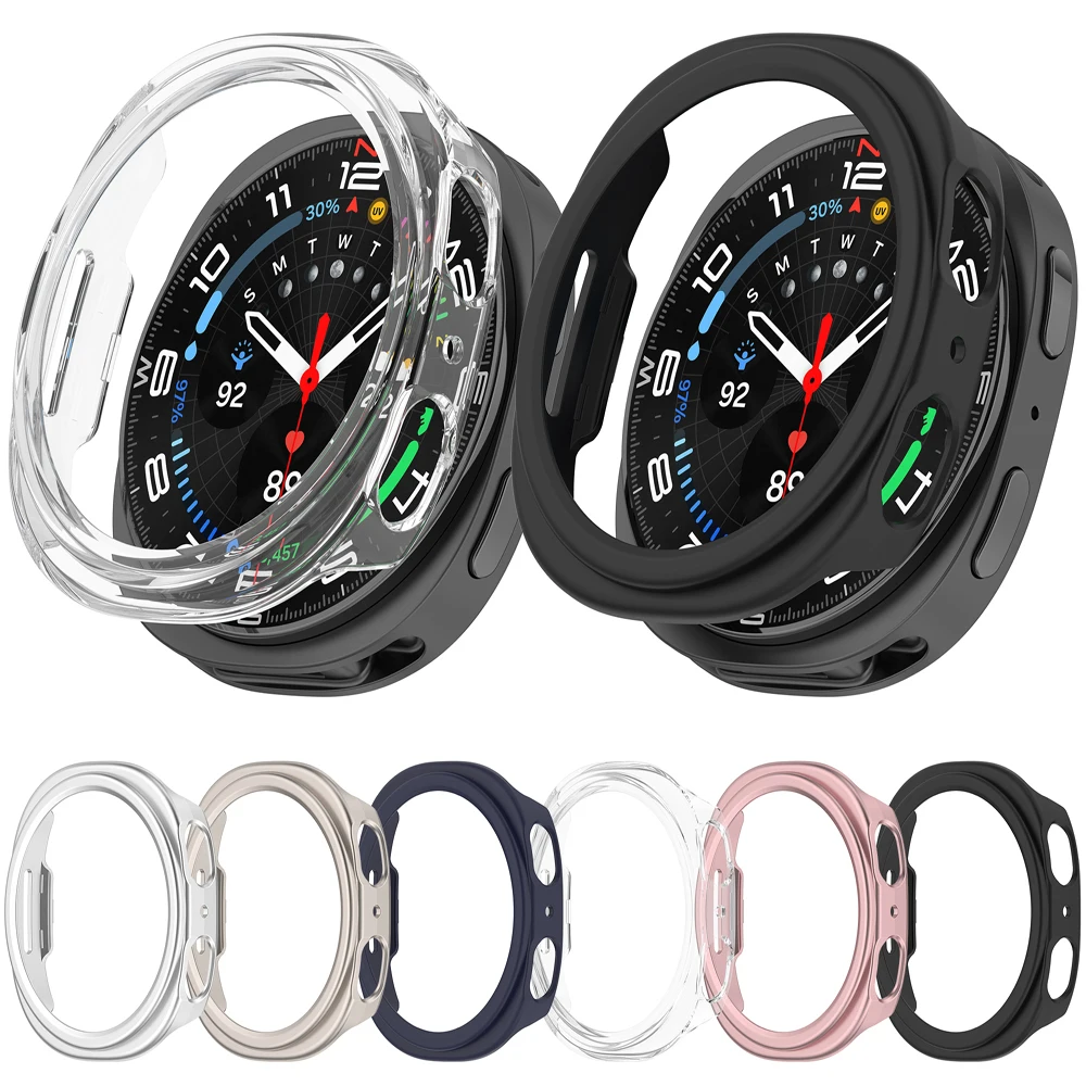 Enhanced Protective Hard Shell Case for Smartwatches - Durable Skin & Bumper Protector Guard