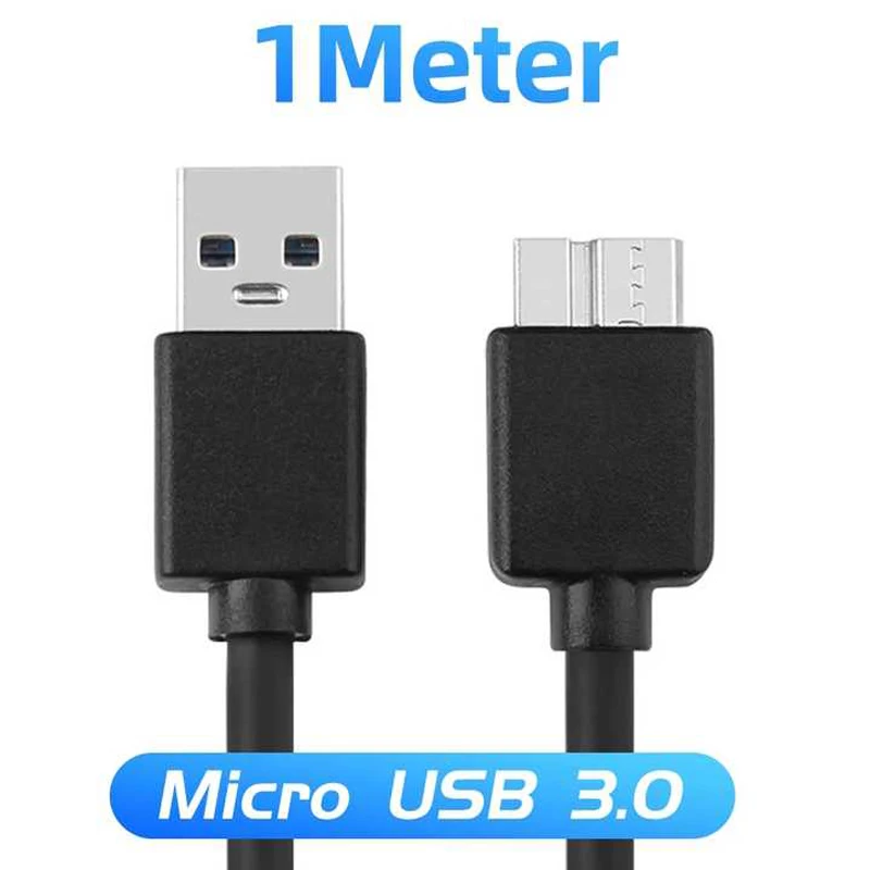 High-Speed USB 3.0 Micro B External Hard Drive Cable