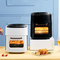 Air Fryer Household Large Capacity 15L Visual Oil-free Smart Oven  Fries Machine 220V 110V US EU 1500W Chicken Frying 5