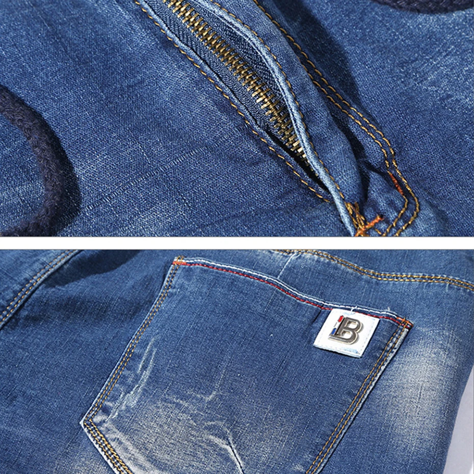 Plus Szie 9XL Denim Shorts Men Summer Elastic Waist Jeans Shorts Baggy Cargo Fashion Streetwear Short Pants Male Big Size denim shorts summer jeans shorts
