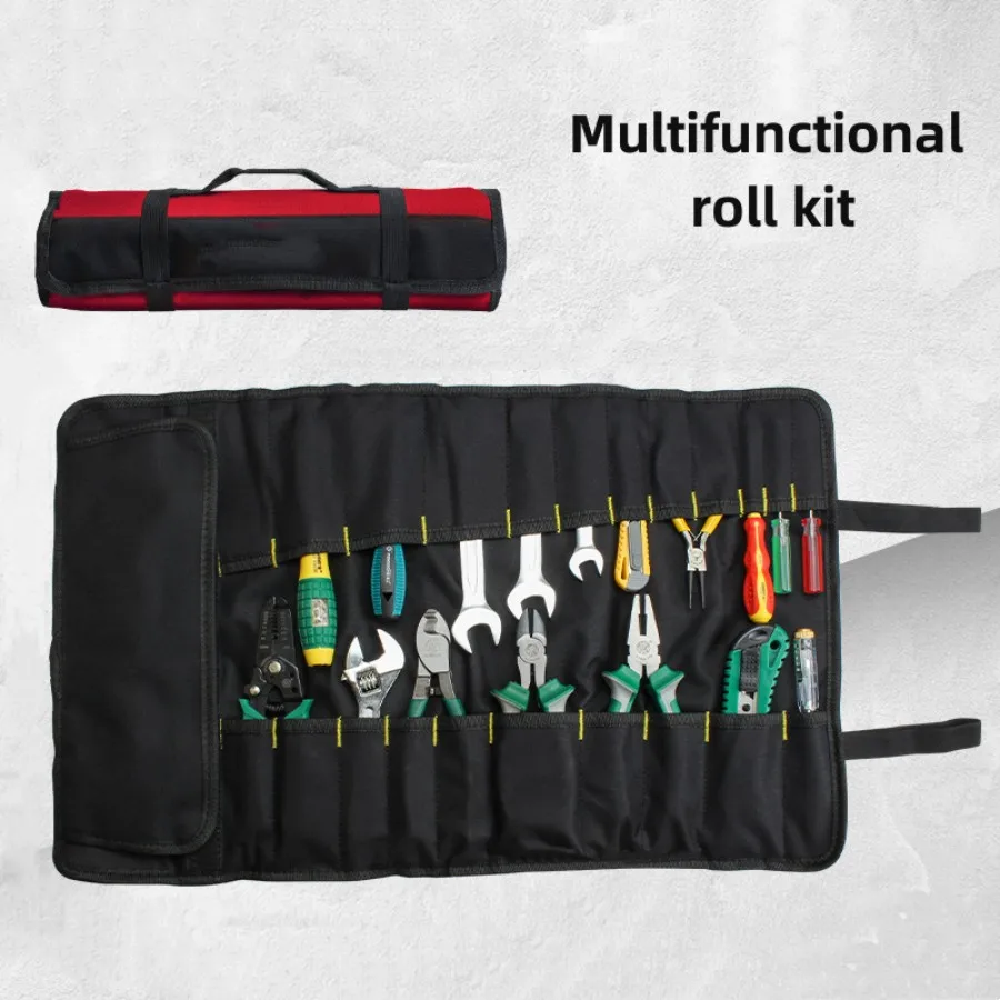 

Large Multi-Function Tool Bag Organizer Heavy Duty Tool Pouch Bag Waterproof Anti-Fall Tool Tote Storage Bag with Multi Pockets