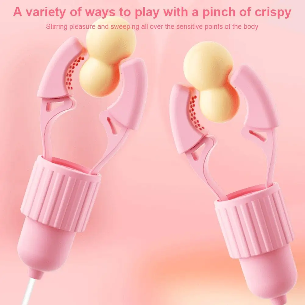 Pink Vibrating Clitoral Clip for Women Adult Masturbator
