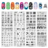 KADS 50pcs Nail Art Stamp Plates Set Stamping Template Kit Flowers Leaves Lace Image Stamp Plate Manicuring DIY Printing Tools 1