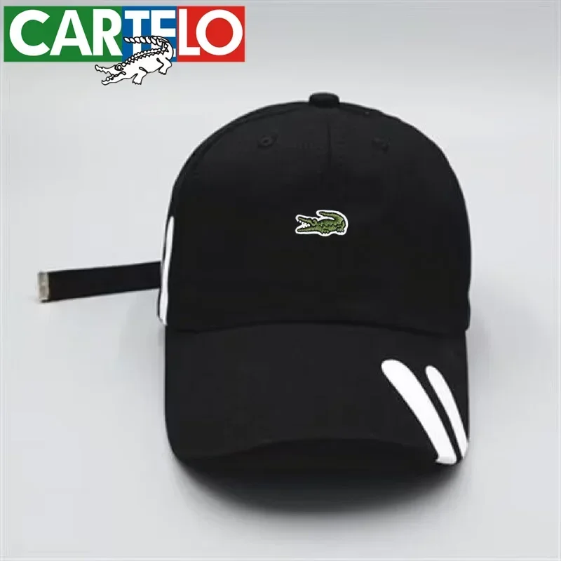 

New Summer CARTELO High-End Fashion Baseball Cap for Men and Women Versatile Sunscreen Sunshade Hat Casual Embroidered Tide Cap