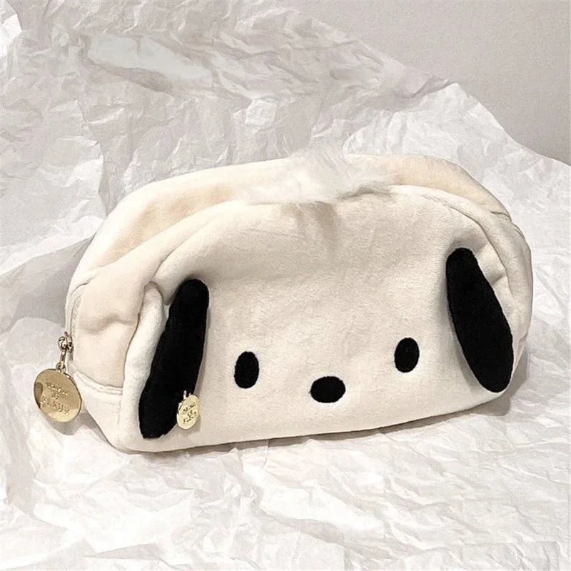 Cosmetic Bag Hello Kitty & Cinnamoroll Cartoon Cute Multi-Purpose Coin Purse Storage Bag Pencil Case For Daily Use And Travel