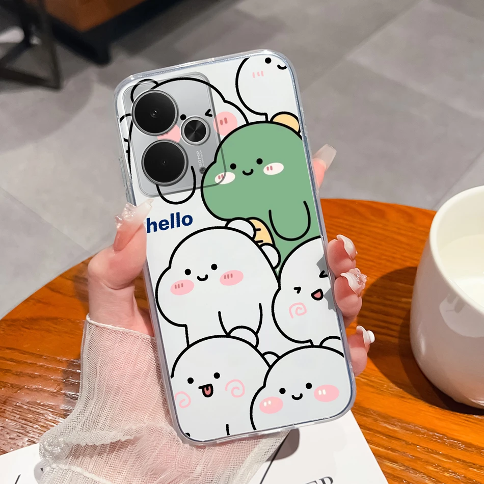 Funny Creative Transparent Phone Case - Soft TPU Silicone Lightweight Durable Shell