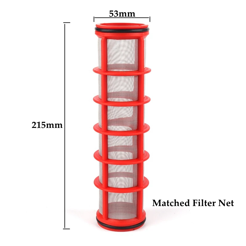 Big Transparent Water Filter Visible Pipe Filters Stainless Steel Mesh Element Micro Irrigation Strainer Large Flow Filters 