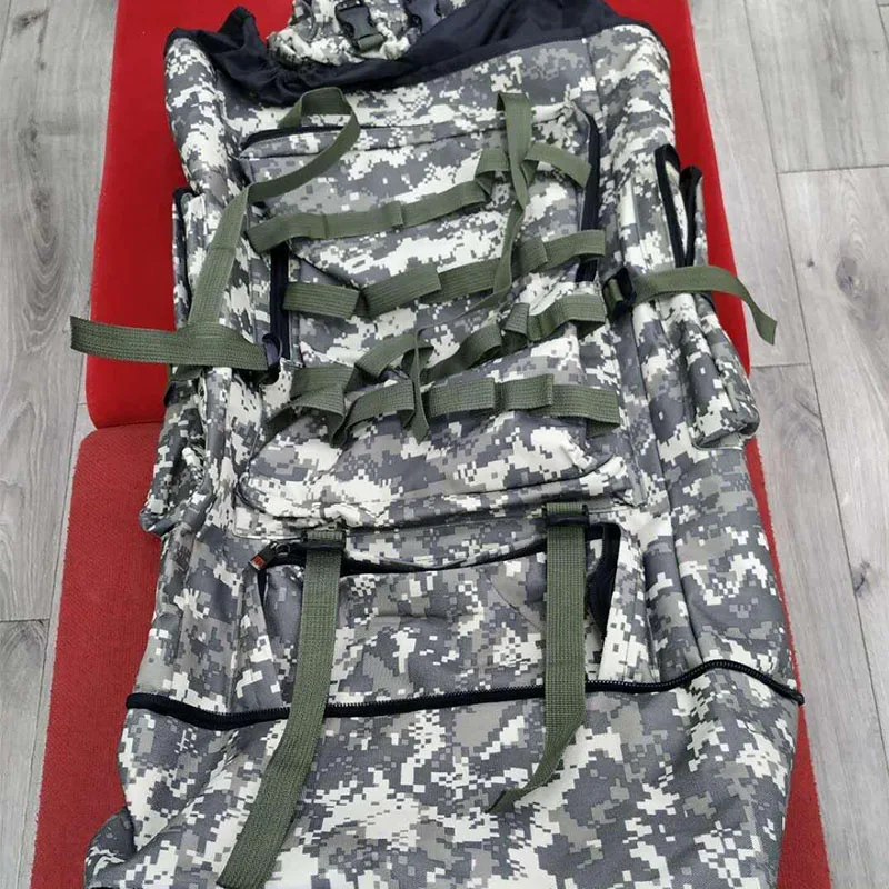 100l grande capacidade ao ar livre tático mochila escalável militar caminhadas acampamento escalada esportes à prova doxford água oxford saco de viagem