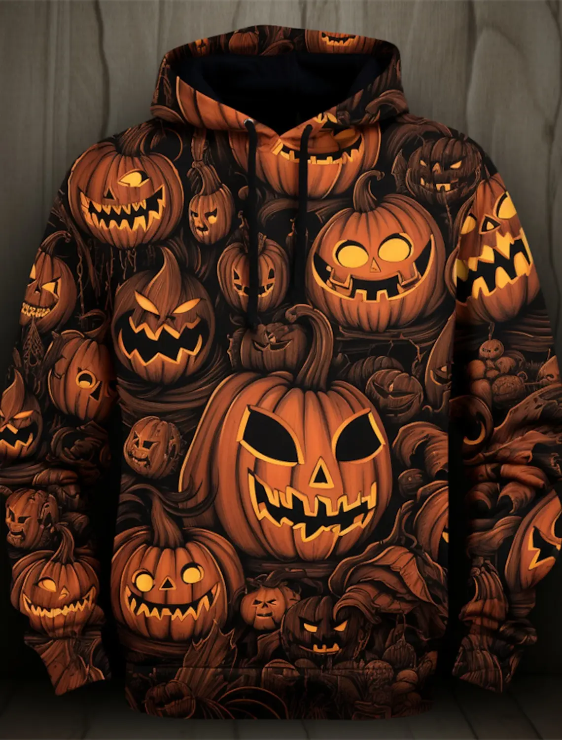 Halloween Pumpkin 3D Print Unisex Hoodie