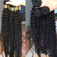 Burmese Curly Hair Bundles Virgin Hair Human Hair Extensions Double Weft Deep Wave Bundles 100% Unprocessed Raw Hair Weaving 2