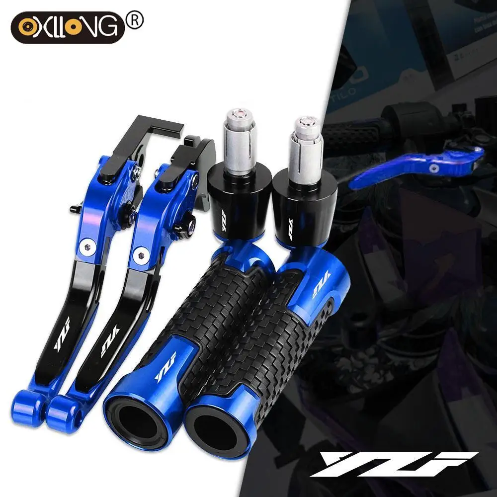 

YZF600R LOGO Brake Clutch Levers Handlebar Hand Grips ends For YAMAHA YZF 600R thundercat 1995 1996 1997 1998 1999-2008