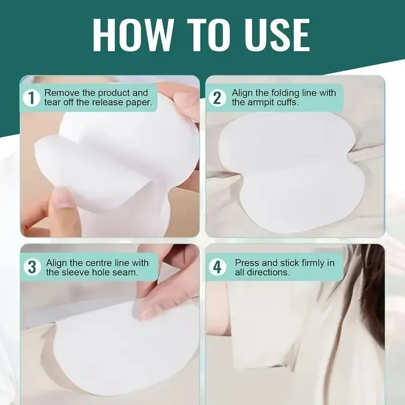 Unisex Disposable Sweat Pads Summer Anti Perspiration Underarm Absorb Useful Shield 10/200pcs