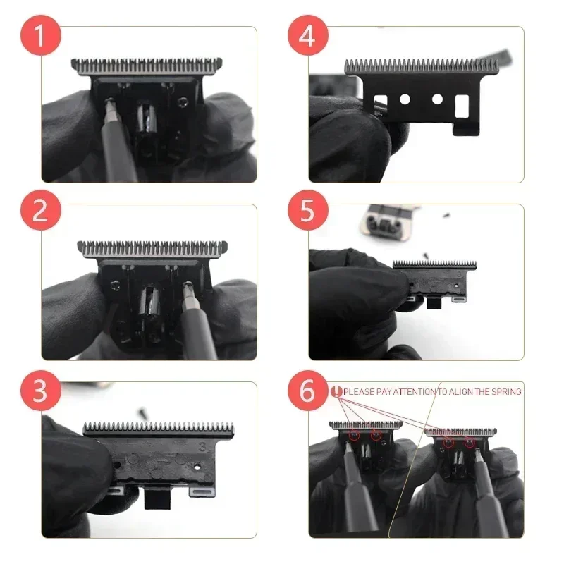 Replacement Blade for Kemei KM-2299 Clipper Professional Hair Trimmer Cutting Knife Head Parts Accessories replacement blade