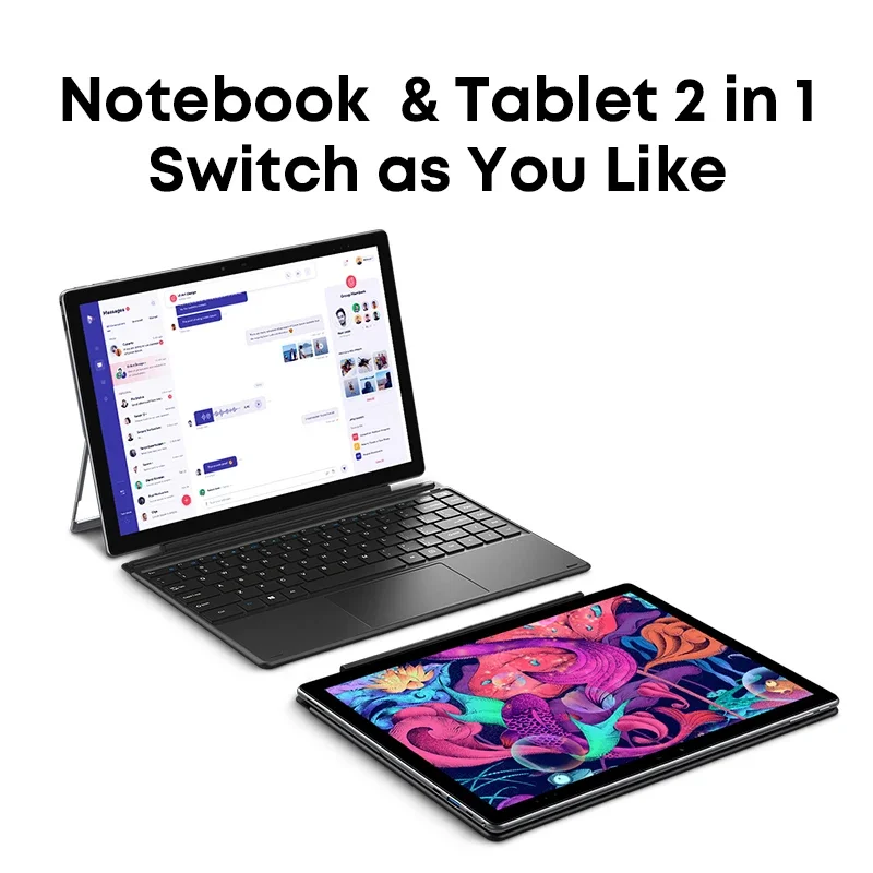 CHUWI UBook XPro Tablet 2-in-1 13 Cal Intel i5-10210Y 8GB RAM 512GB SSD Windows 11 tablety obsługują rysik klawiatury