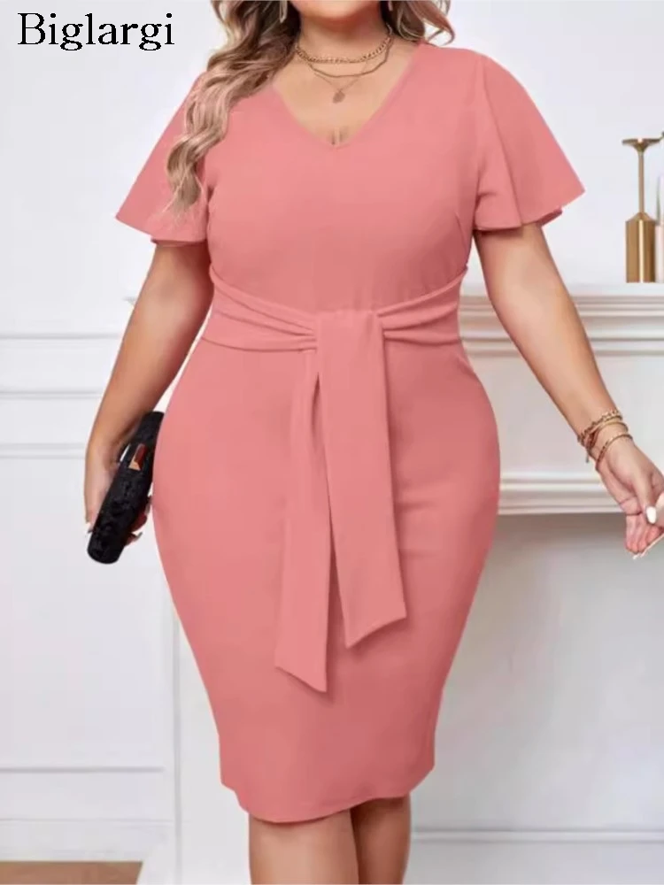 Bodycon Dress Pink Women's Plus Size Dresses Plus Size Summer