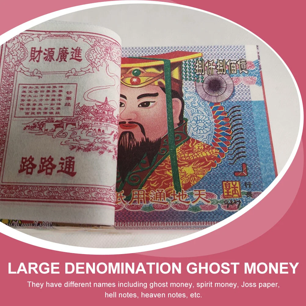 1000 Sheets Bolivar Currency Paper Money Ghost Flame Sacrificing Accessories Banknote Wish fake money prop toy world original notes commemorative banknotes