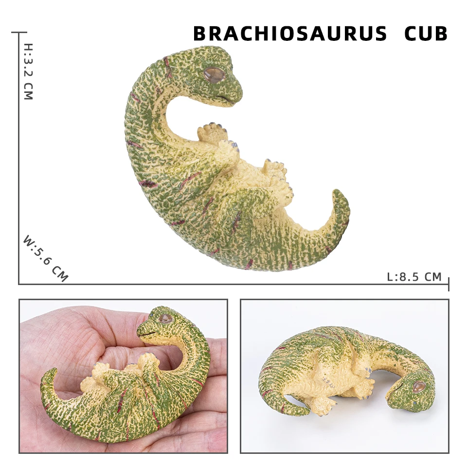 Jurassic Dinosaur Cubs Tyrannosaurus Rex Action Figure - Open Mouth PVC Toy