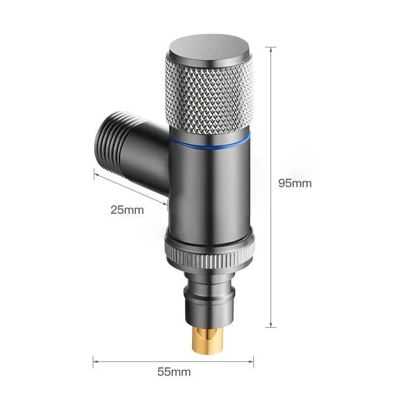 Copper Washing Machine Faucets Soild Brass Single Cold Wall Mounted Chrome Plated Matte Black Cold Water Outlet Basin